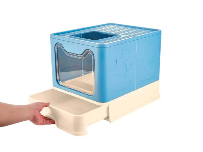 Freedog Arenero LumoBox Dusty Azul para Gatos - Imagen 2