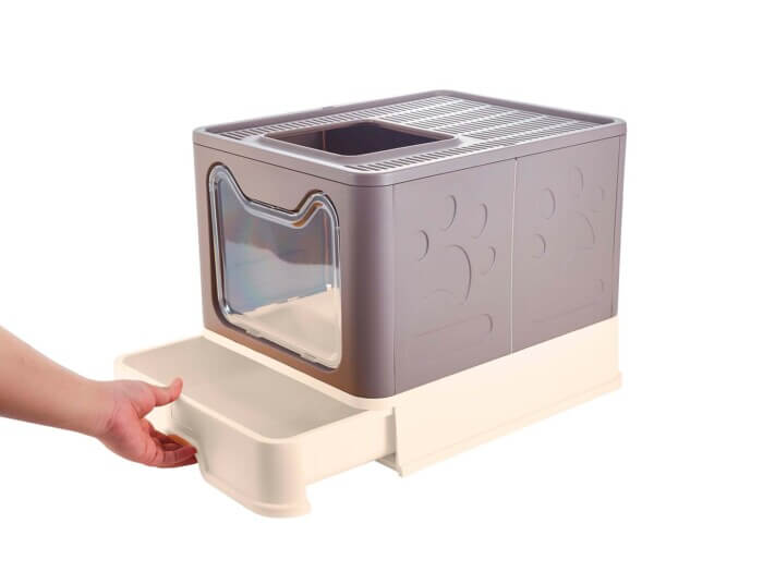 Freedog Arenero LumoBox Dusty Taupe para Gatos - Imagen 2