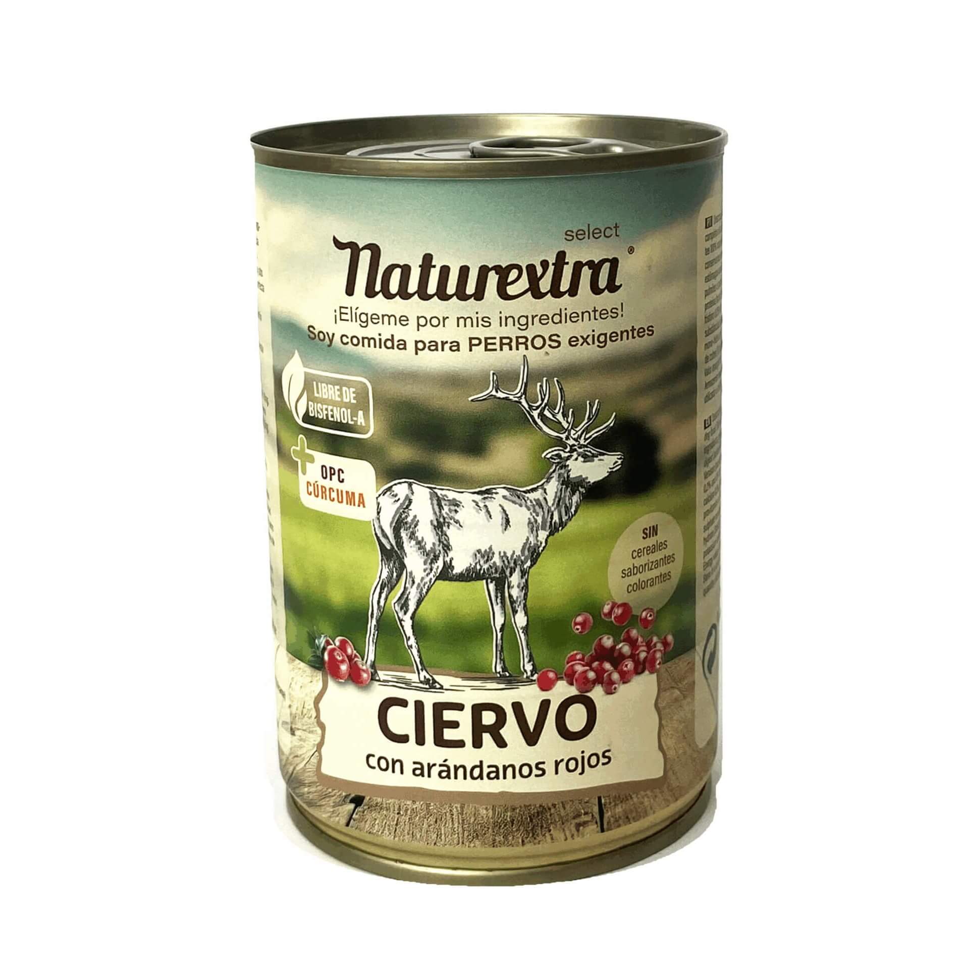 naturextra-comida-humeda-ciervo-400g-1 Naturextra Comida Húmeda Ciervo para Perros 400g - Imagen 1