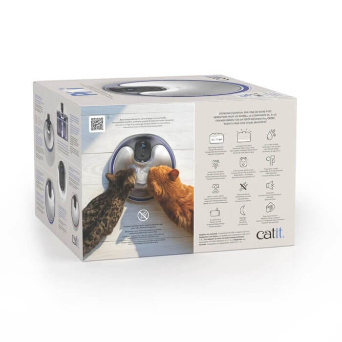 Catit Fuente Sin Cables Acero Inoxidable UVC para Gato - Imagen 6