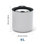 Zeus Oasis Plus Fuente Inteligente de Acero Inox para Perros 6L - Imagen 4