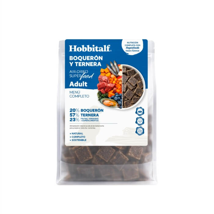 alimentacion-airdried-perro-boqueron-ternera_1_ba6aee3d-4e23-4938-89d9-efb2d7698145 Hobbitalf Air-dried Superfood Adulto Boquerón y Ternera para Perros - Imagen 1