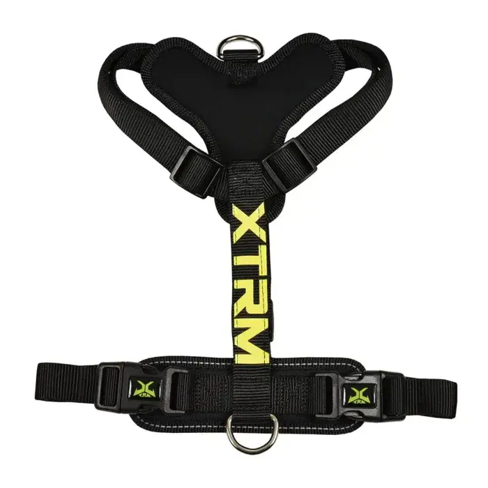 Arnés X-TRM Cronos Neón Flash Negro para Perros - Imagen 1