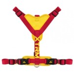 Arnés X-TRM Cronos Neón Flash Rojo para Perros
