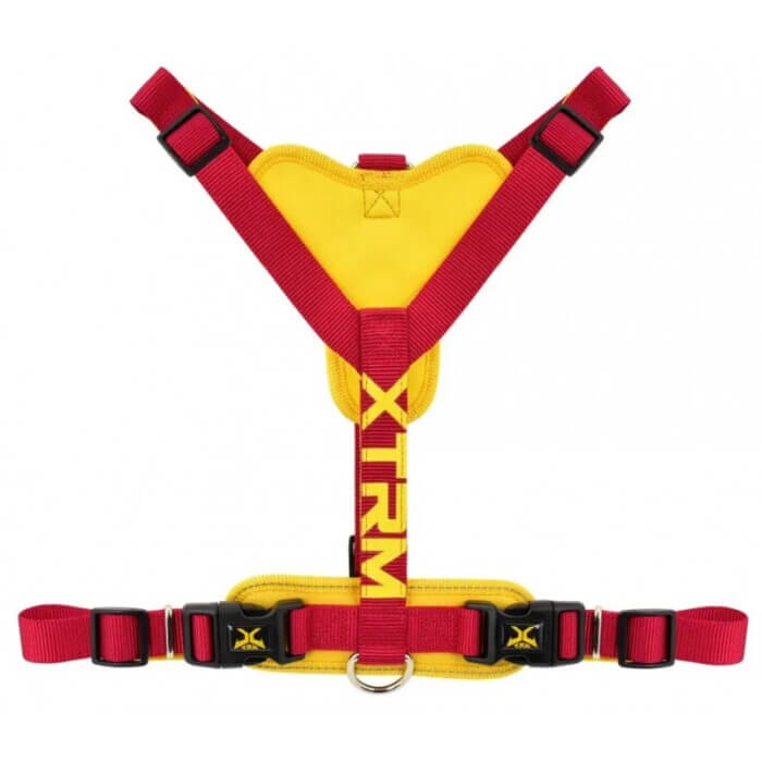 Arnés X-TRM Cronos Neón Flash Rojo para Perros - Imagen 1